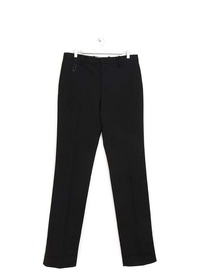 Off-White Straight-Leg Black Trousers