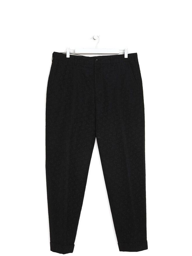 COMME des GARÇONS HOMME PLUS Pantalon Ajusté à Motif Géométrique