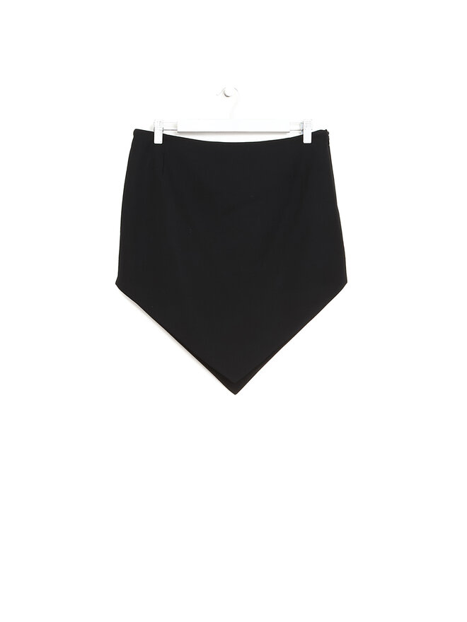 Fidan Novruzova Wool-Blend Structured Skirt