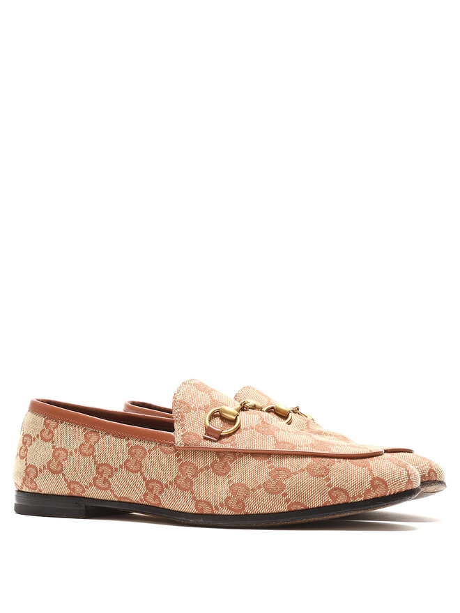 GUCCI GG Supreme Horsebit Loafers