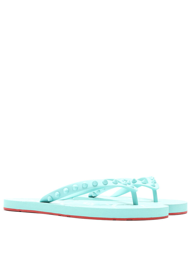 Christian Louboutin Tongs Turquoise
