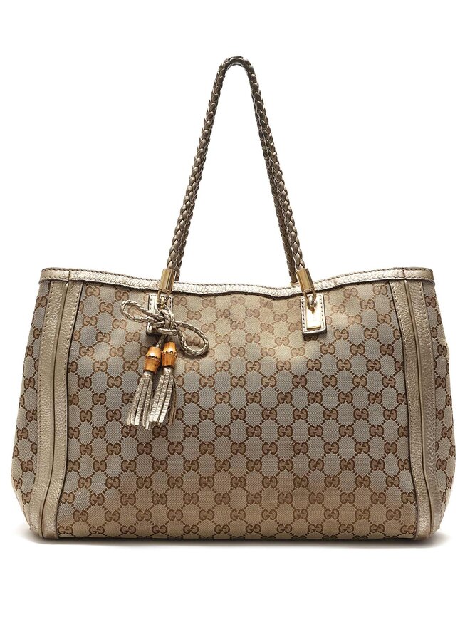 GUCCI Sac fourre-tout en toile GG Supreme