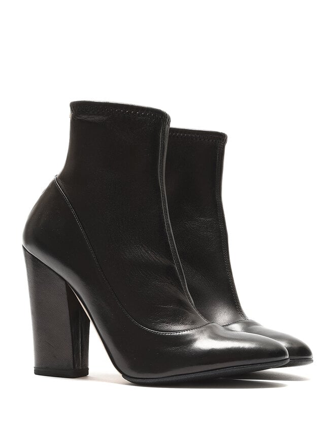 Sergio Rossi Bottes Hautes en Cuir Épurées