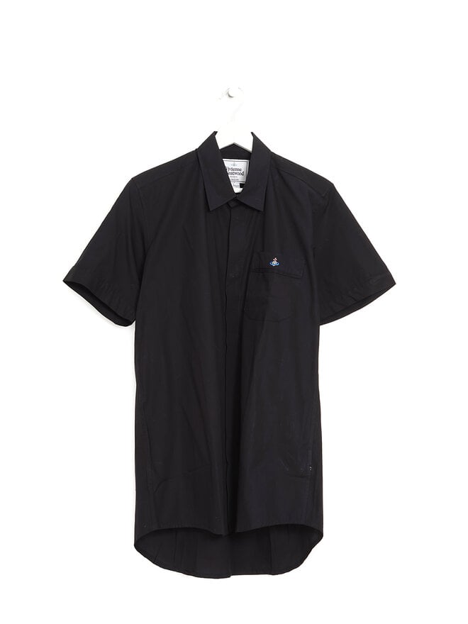 Vivienne Westwood Chemise courte noire à manches courtes