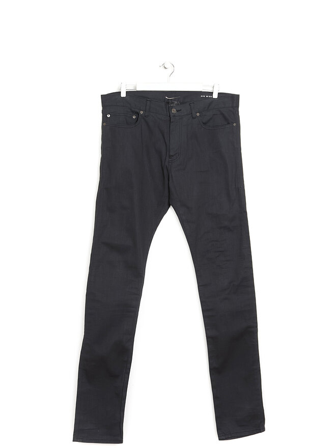 SAINT LAURENT Jean en Denim Noir Extensible