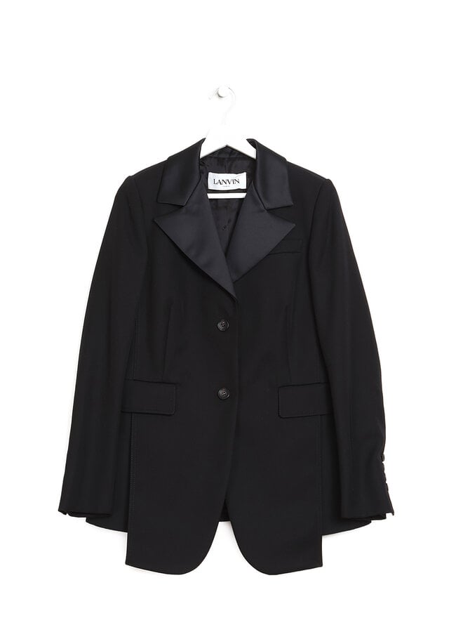 LANVIN Double-Breasted Wool Blazer