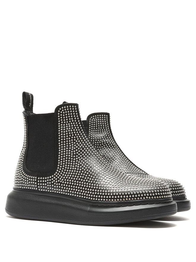 Alexander McQueen Hybrid Chelsea Boot in Studded Leather