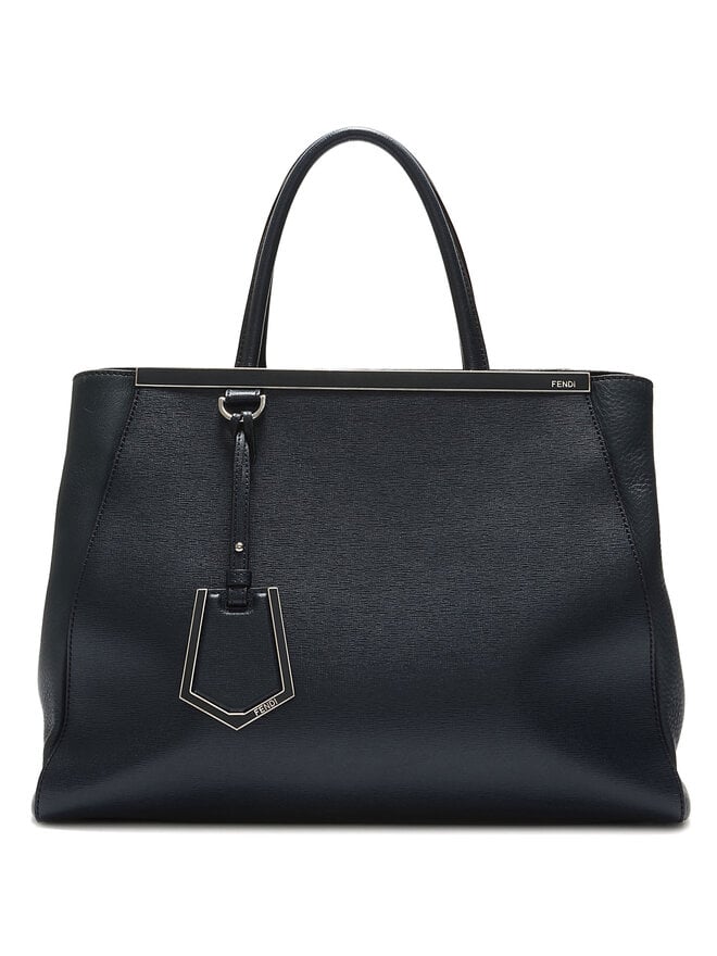 FENDI 2Jours Elite Leather Tote