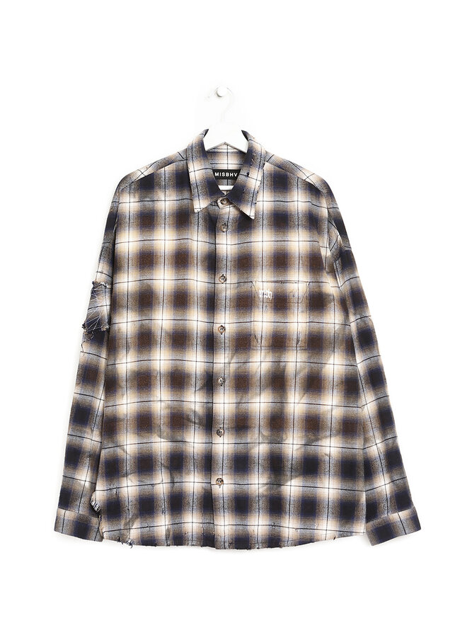 MISBHV Chemise à Carreaux