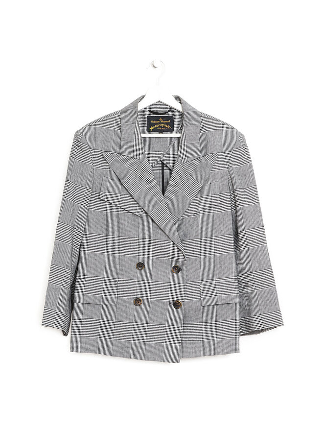Vivienne Westwood Anglomania Veston Gris à Double Boutonnage