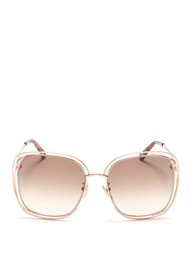 Chloé Lunettes de Soleil Carrées Oversize