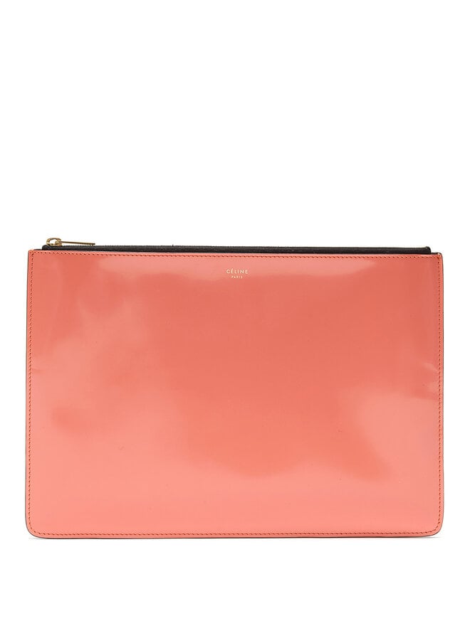 CELINE Pochette Classique en Cuir