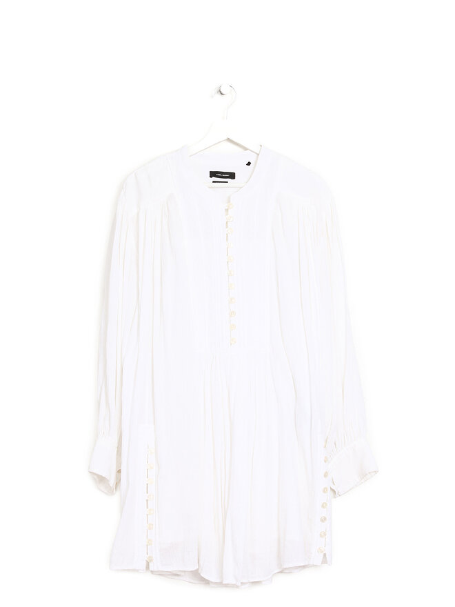 ISABEL MARANT White Midi Cotton Dress