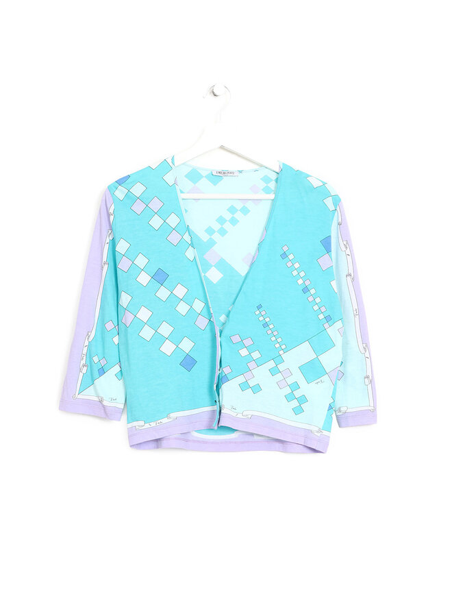 Emilio Pucci Cardigan à Motif Graphique