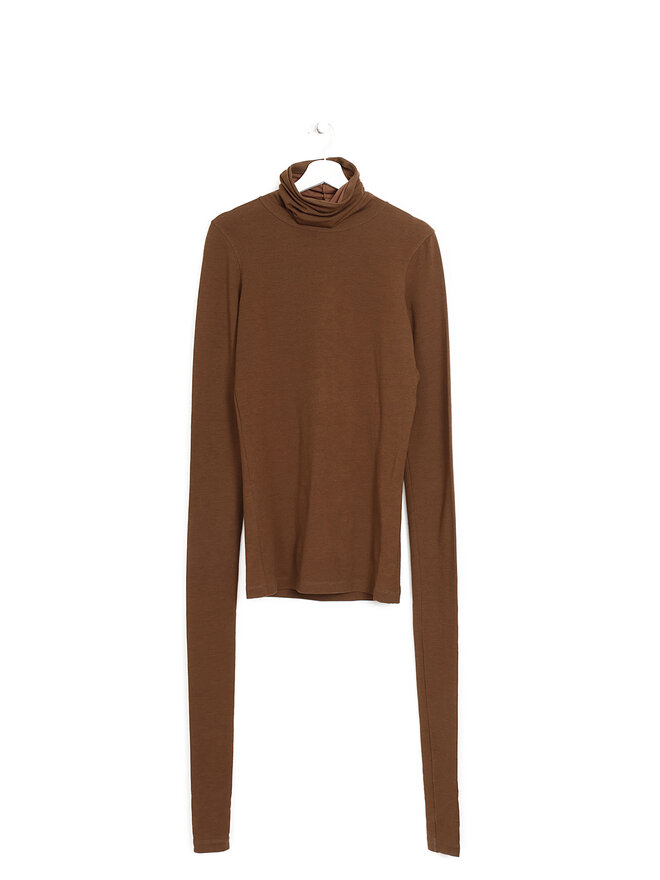 LEMAIRE Brown Knit Sweater