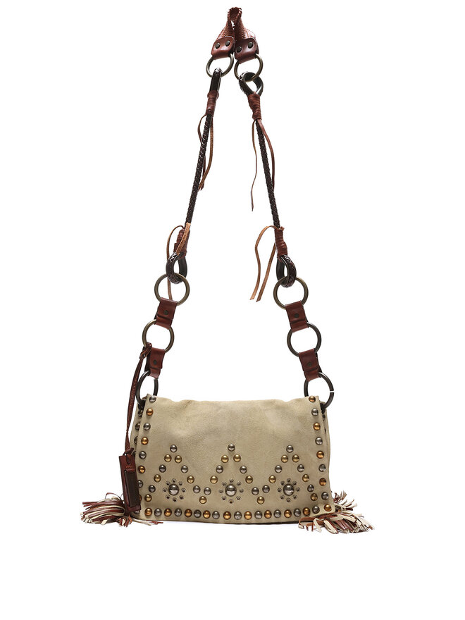 Dolce & Gabbana Sac à main à franges cloutées