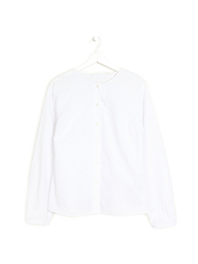 SAMSOE SAMSOE White Long Sleeve Blouse
