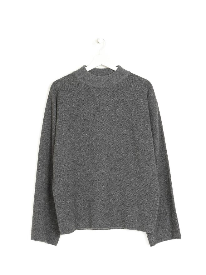 THE ROW Long Sleeve Cashmere-Silk Sweater
