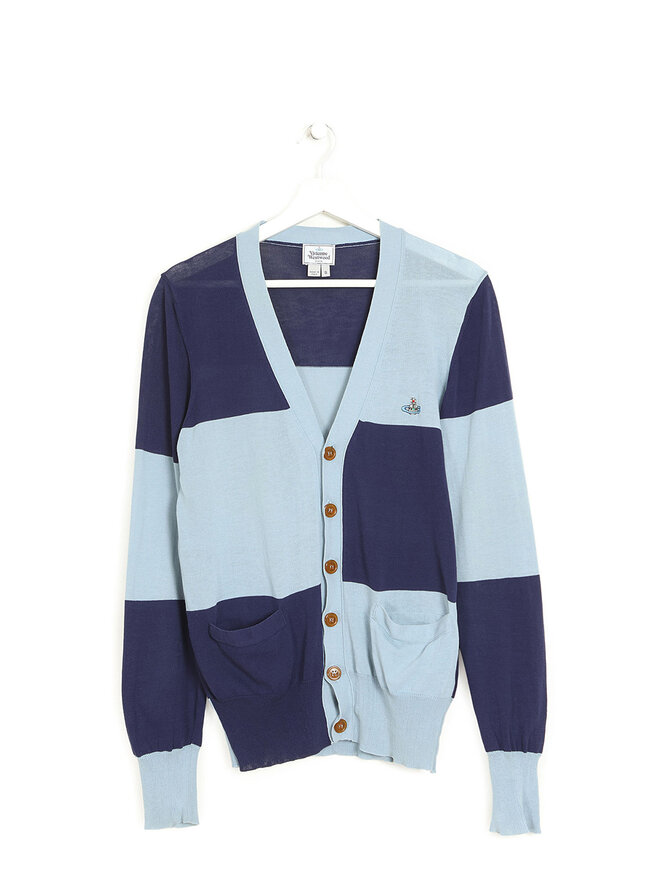 Vivienne Westwood MAN Cardigan graphique en coton