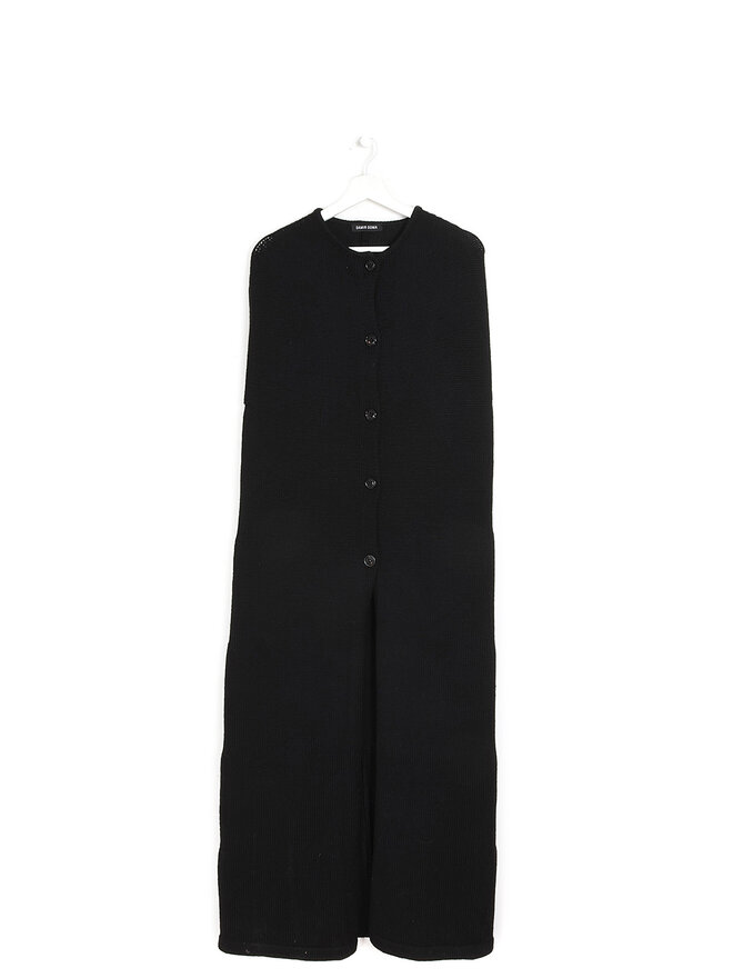Damir Doma Long Sleeveless Knit Cardigan