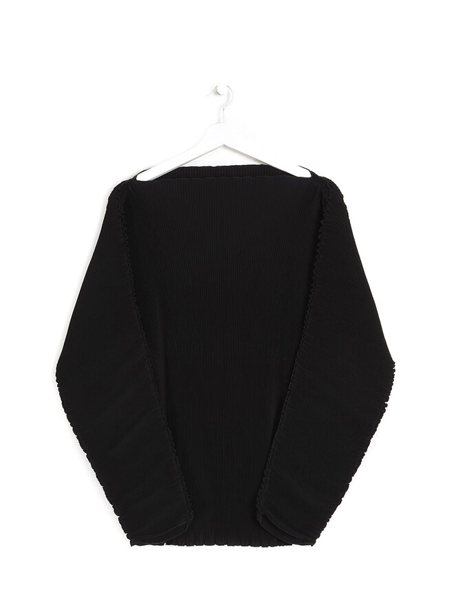 TOTEME Azores Pleated Long Sleeve Top