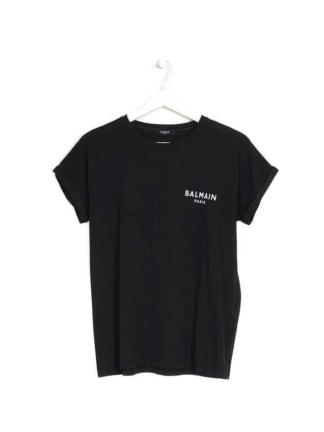 BALMAIN T-shirt à motif logo