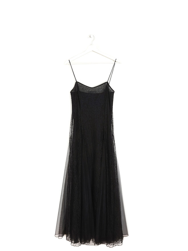 Veronica De Piante Robe Maxi en Dentelle Gigi