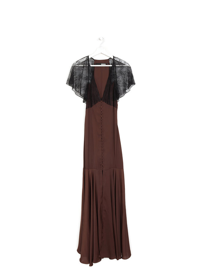 ROTATE Lace Maxi Dress