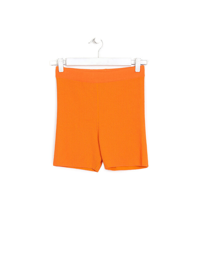JACQUEMUS Orange Cropped Shorts