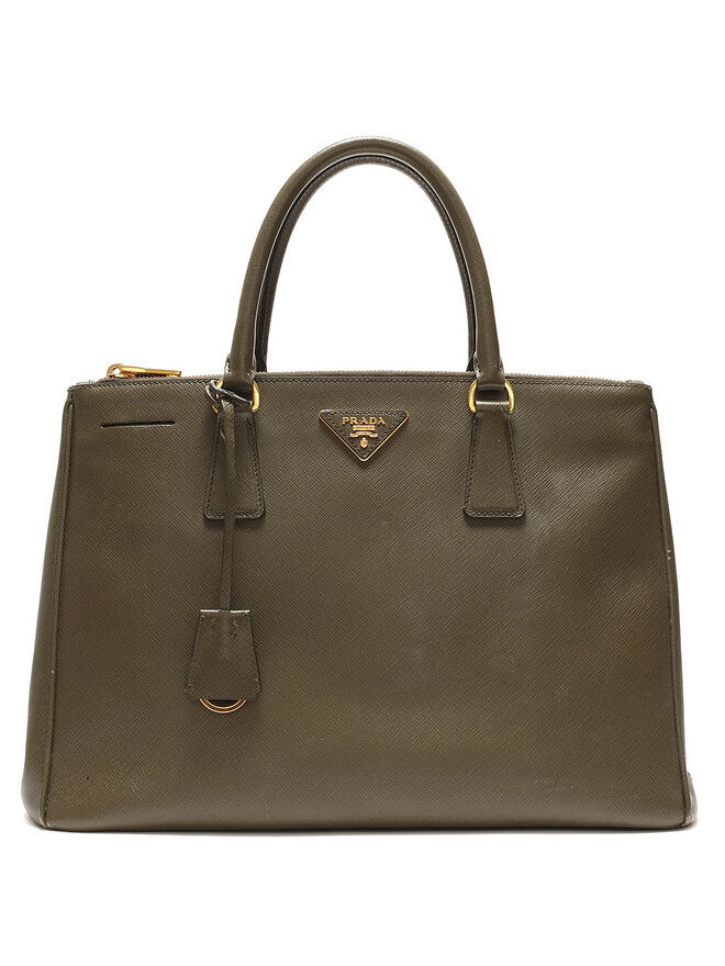 PRADA Cabas Saffiano Medium Galleria à double fermeture