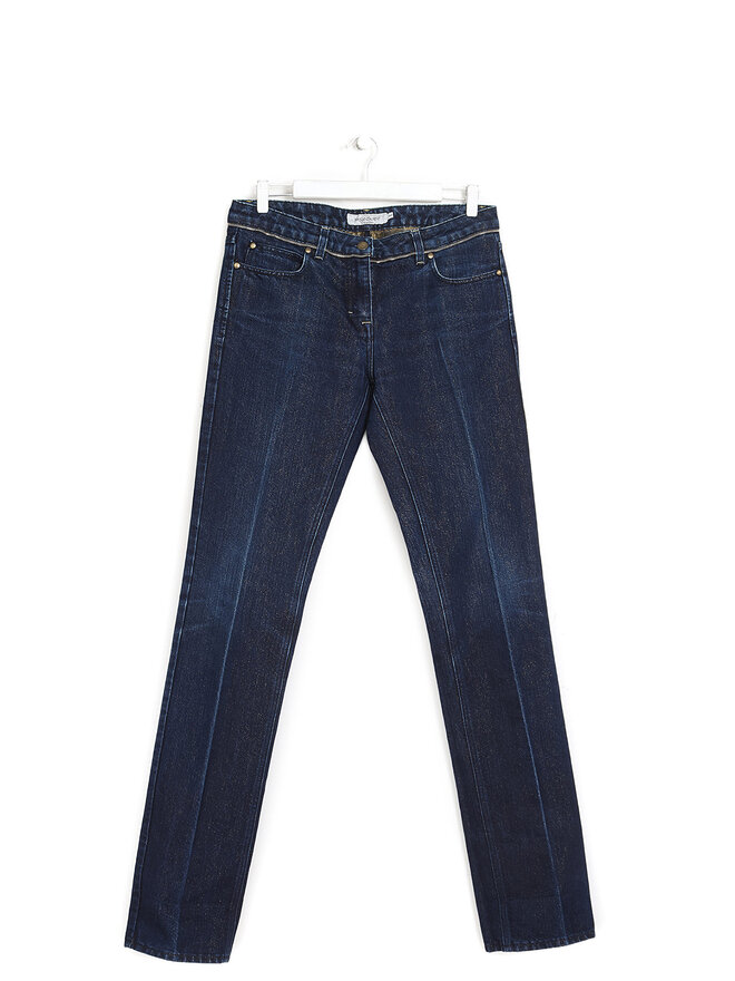 Yves Saint Laurent Rive Gauche YSL Straight-Leg Jeans