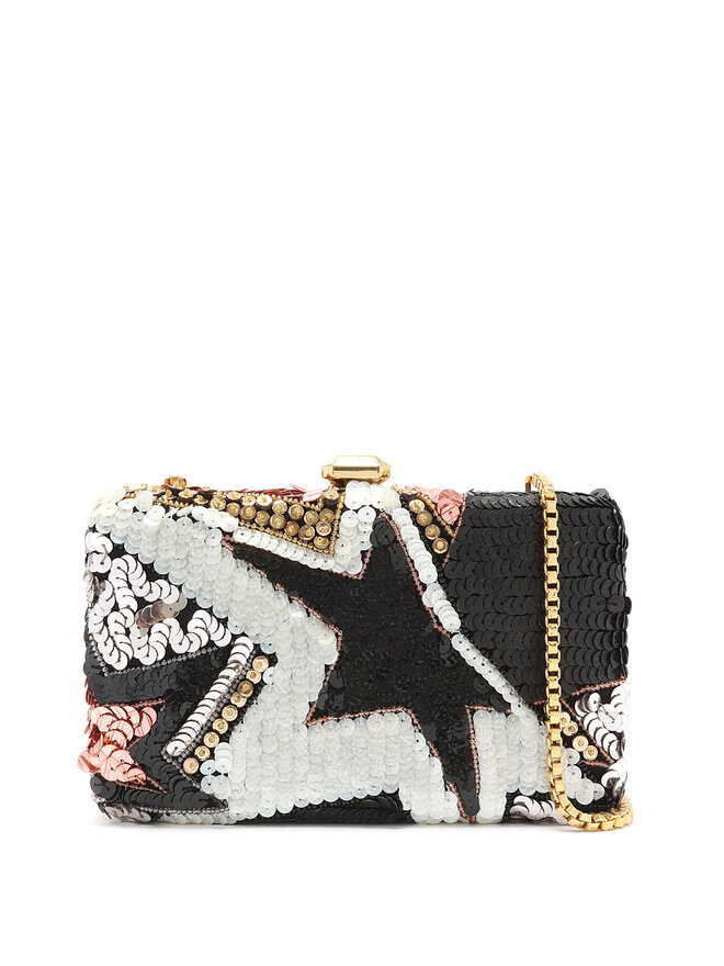 Elie Saab Pochette Brodée à Motif Étoilé