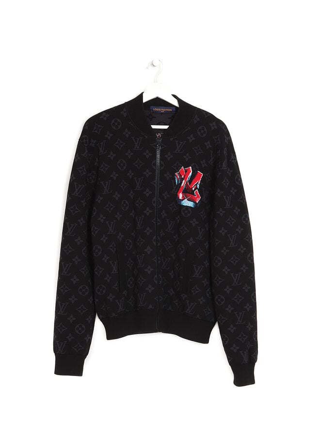 LOUIS VUITTON Veste Louis Vuitton à broderies et monogramme