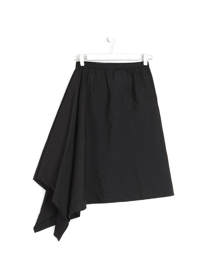 Rick Owens Silk Midi Skirt