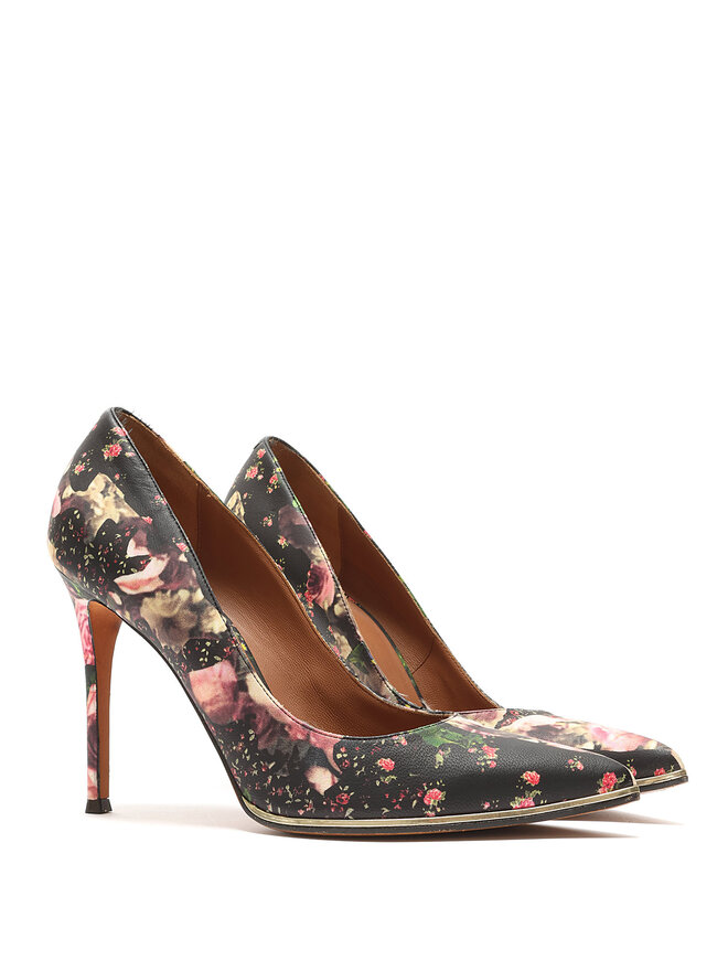GIVENCHY Floral Print Pointed-Toe Pumps