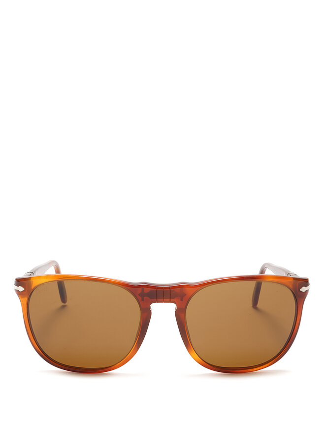 Persol Lunettes de soleil rectangulaires en acétate