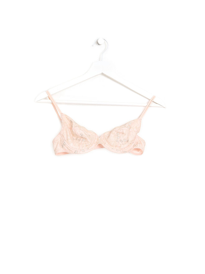 Christian Dior Soutien-gorge à dentelle et logo