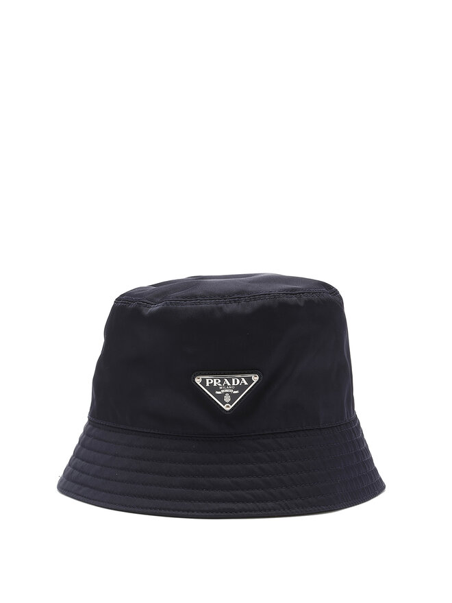 PRADA Chapeau Bob en Nylon à Logo