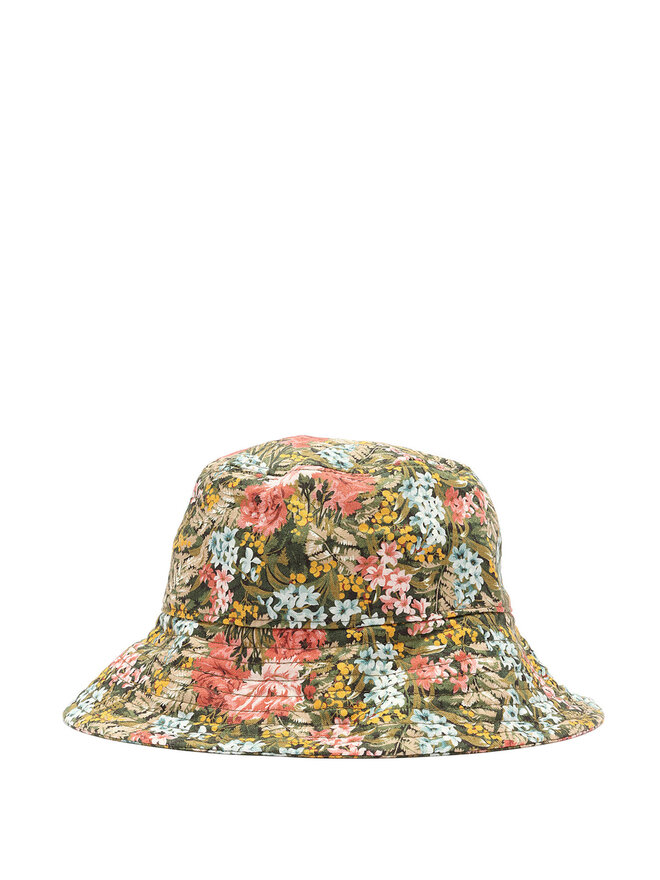 ERDEM Floral Linen Bucket Hat