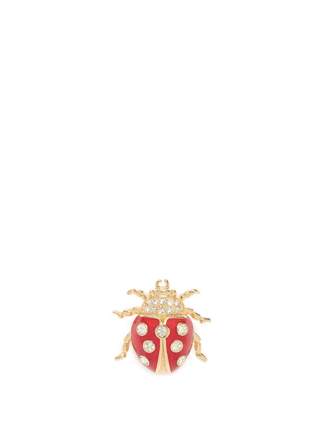 Christian Dior Broche Coccinelle Émaillée