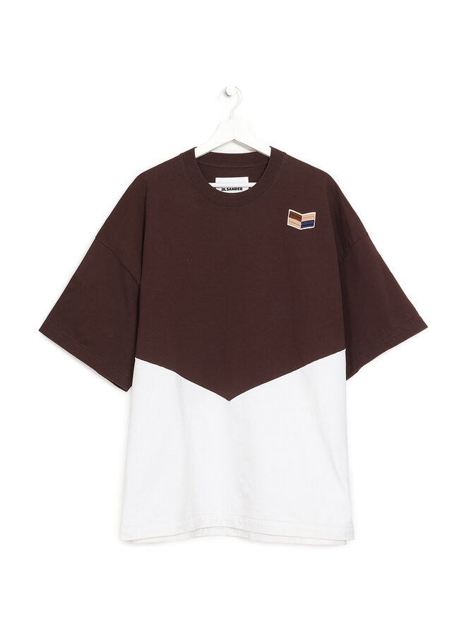 JIL SANDER T-shirt en coton brodé