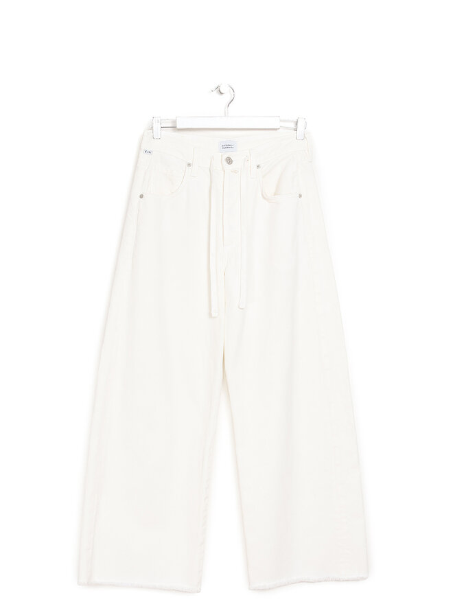 Citizens of Humanity High-Rise Ankle-Length Lace-Up Jeans
