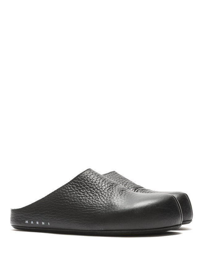 MARNI Mules en cuir grainé