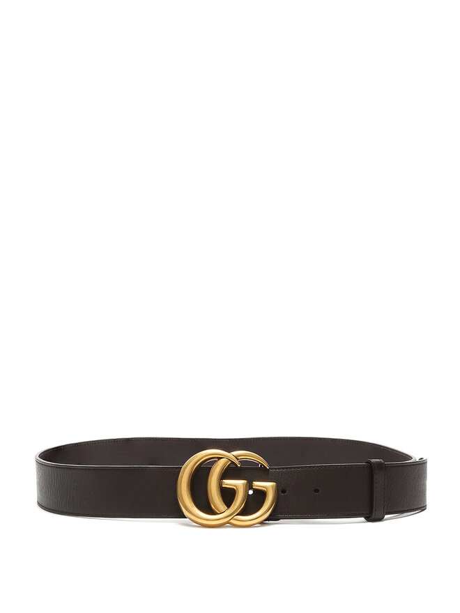 GUCCI Ceinture en cuir GG Marmont