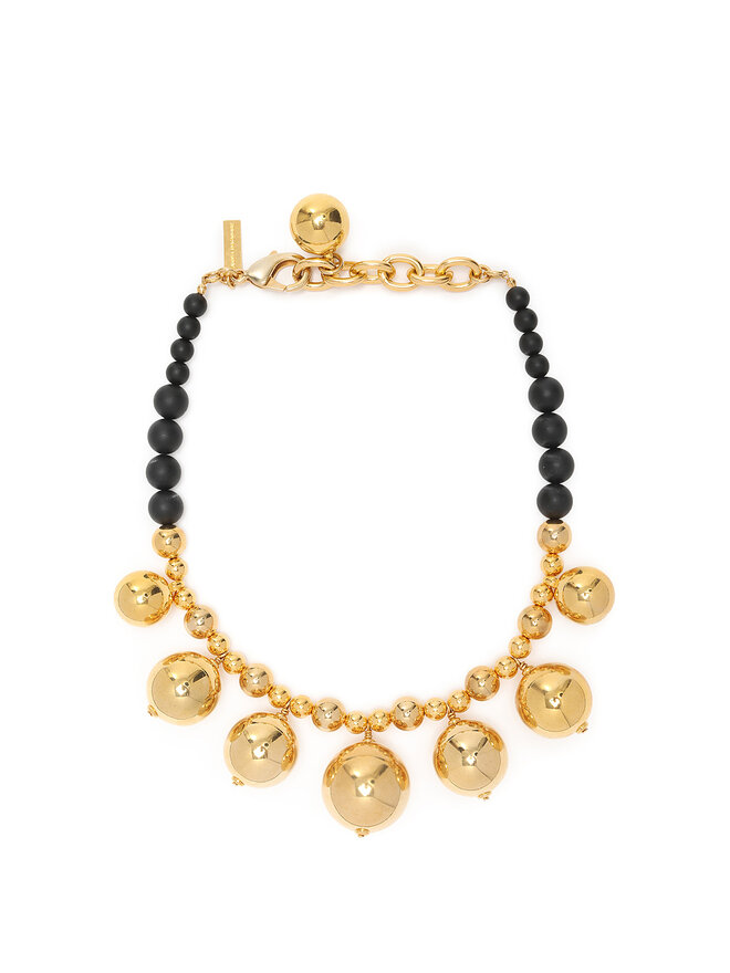JUNYA WATANABE Golden Spherical Bead Necklace