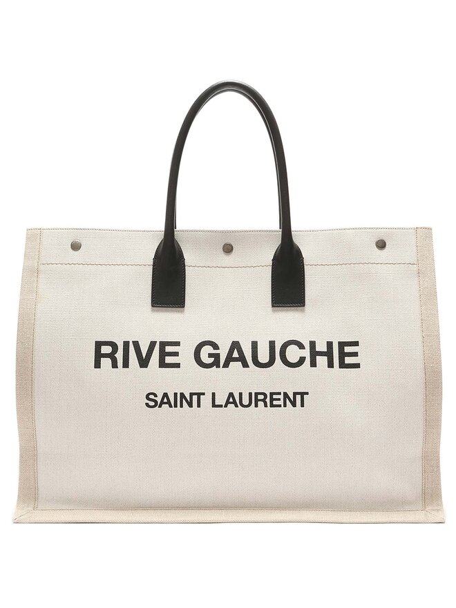 SAINT LAURENT Sac fourre-tout Rive Gauche en toile