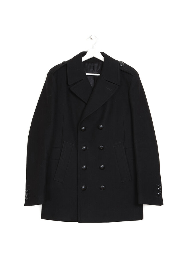 GIVENCHY Double-Breasted Wool Coat