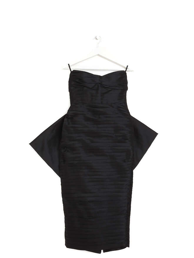 RACHEL GILBERT Robe Midi Sans Bretelles avec Nœud
