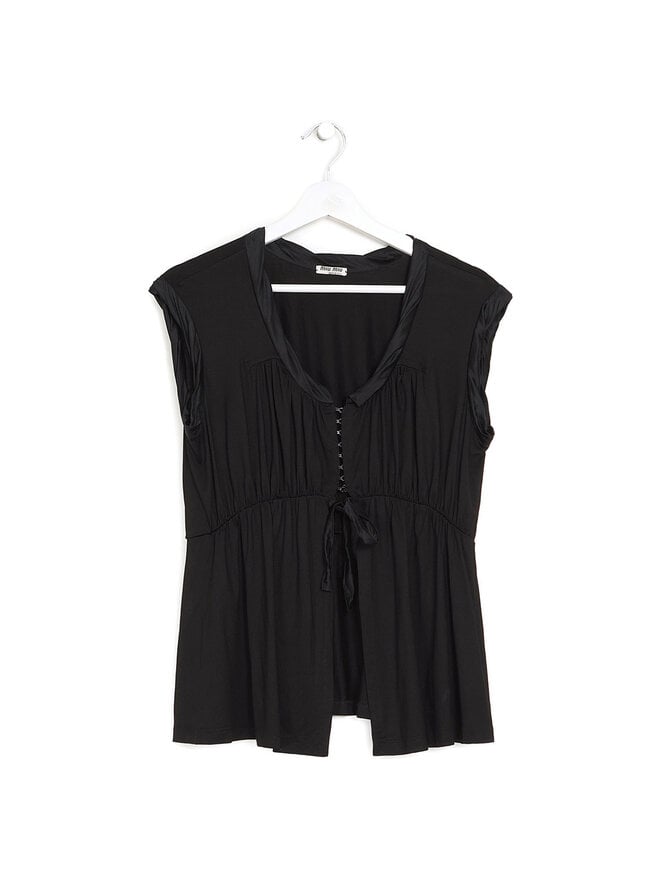 MIU MIU Silk Sleeveless Top