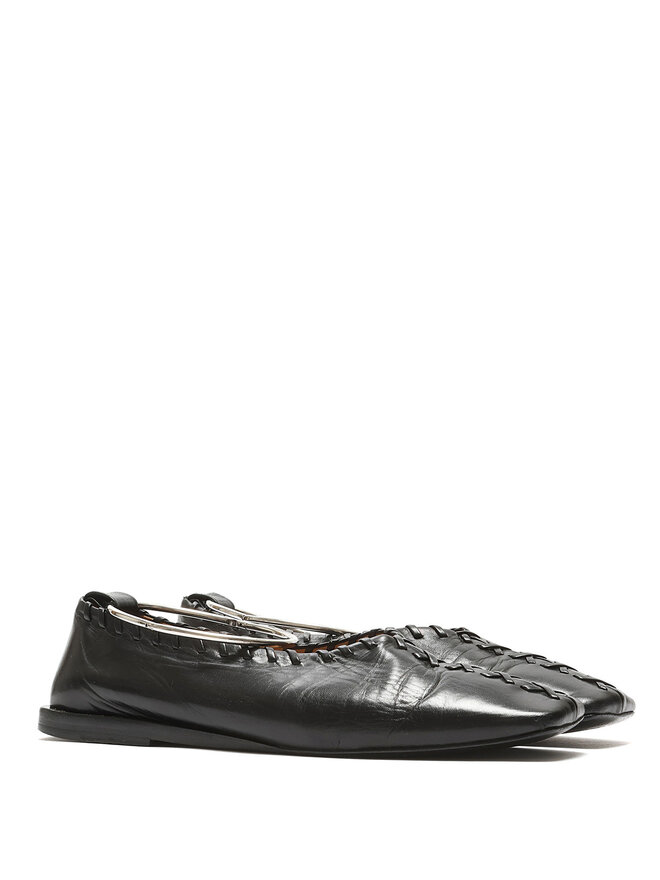 JIL SANDER Jil Sander Leather Espadrilles